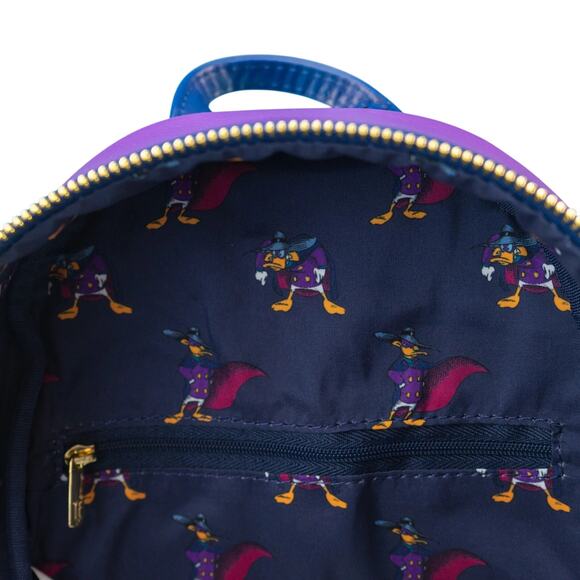 Loungefly x Disney Darkwing Duck Cosplay Mini Backpack NEW - Picture 5 of 5